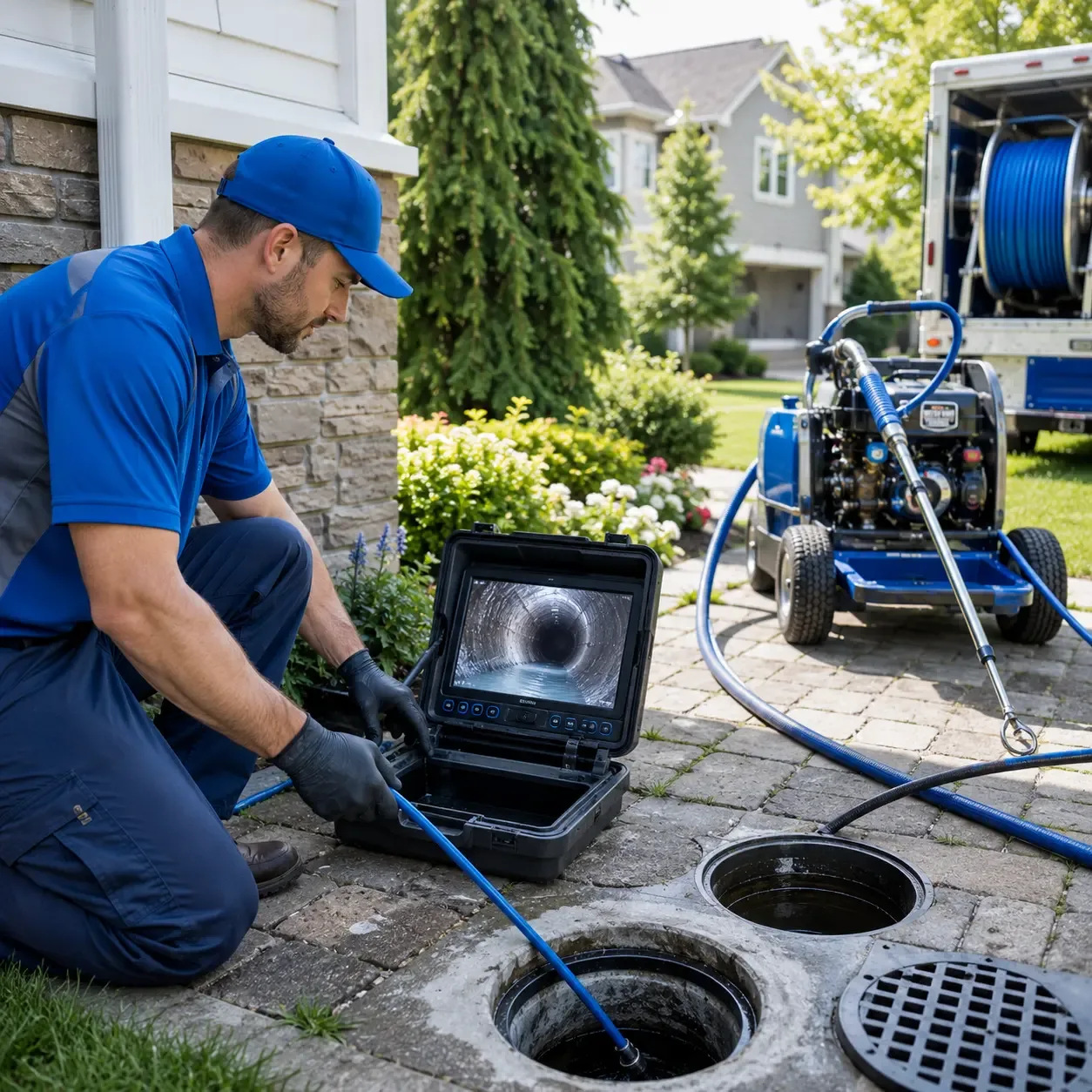 Outdoor drain cleaning professionals serving Premium, KY